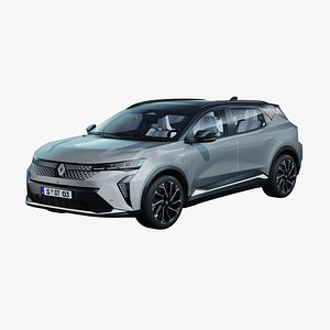 Renault Scenic E-Tech 2025 with interior 3D model