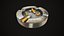 Metal ashtray 3D model