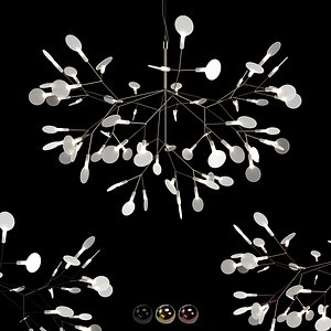 heracleum ii chandelier 3D