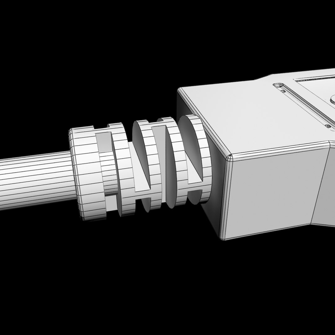 3d Real Usb Connector