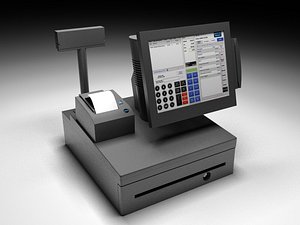 ibm register touch 3d model