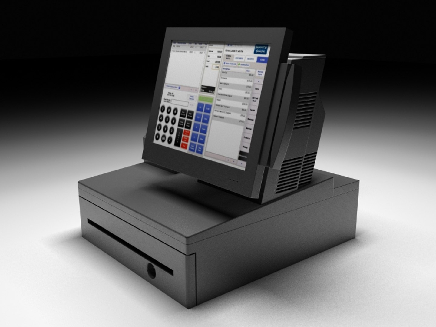 Ibm Register Touch 3d Model