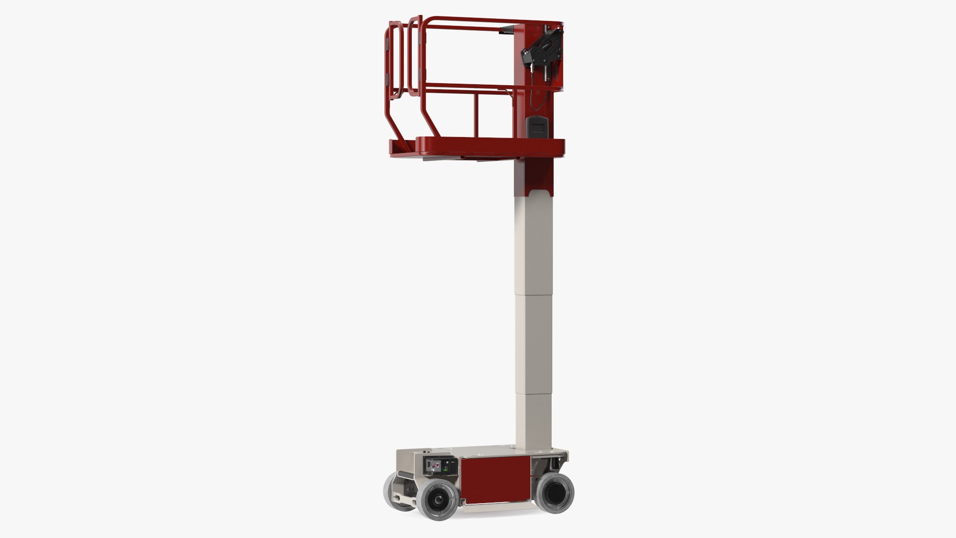 Vertical Mast Lift Working Position New 3D model preview