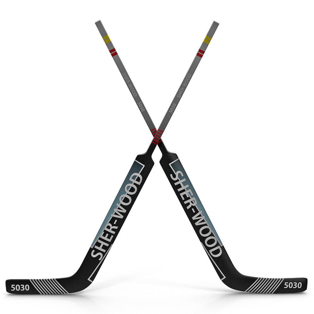 Goalie Hockey Stick 3D model preview