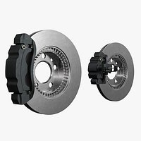 Front and Rear Disc Brake Set
