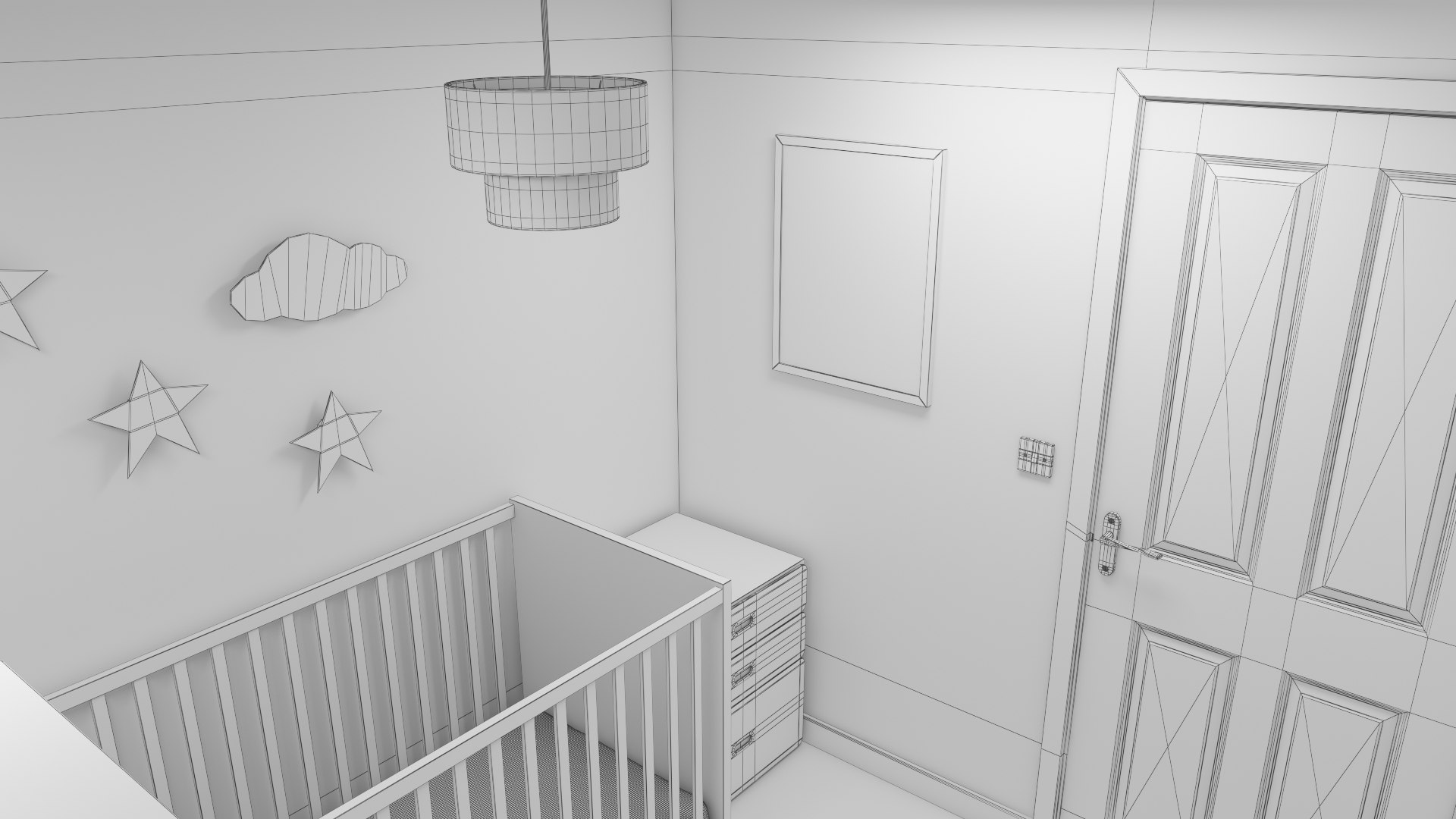 3D girls nursery bedroom interior model https://p.turbosquid.com/ts-thumb/g7/gvYpvz/Ev692v8O/wire8/jpg/1570532543/1920x1080/fit_q87/111b9569a6fff8ee4d1ce6c5e14baeede5c451d4/wire8.jpg