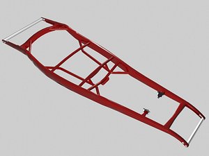 street rod frame 3d model