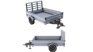 3D model Utility Trailer