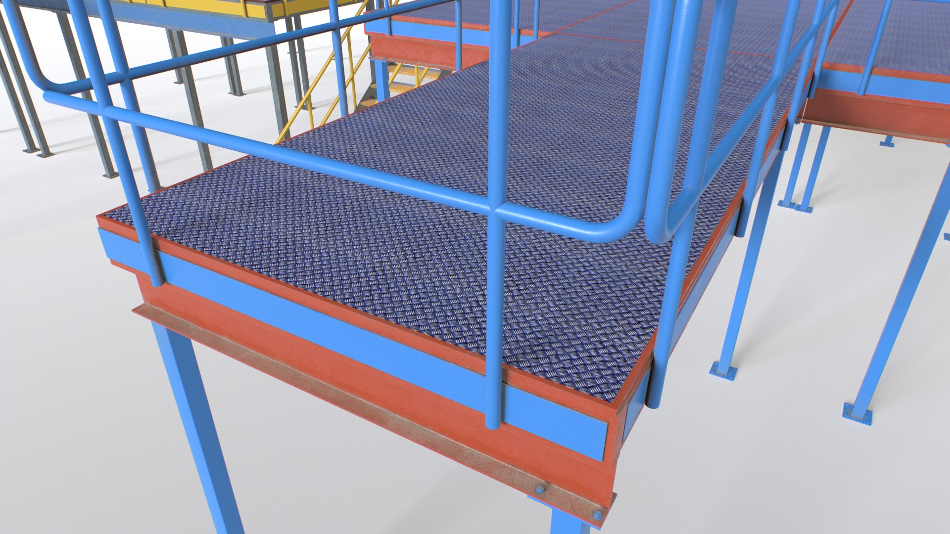 3D Industrial Platform Modular - TurboSquid 2037352