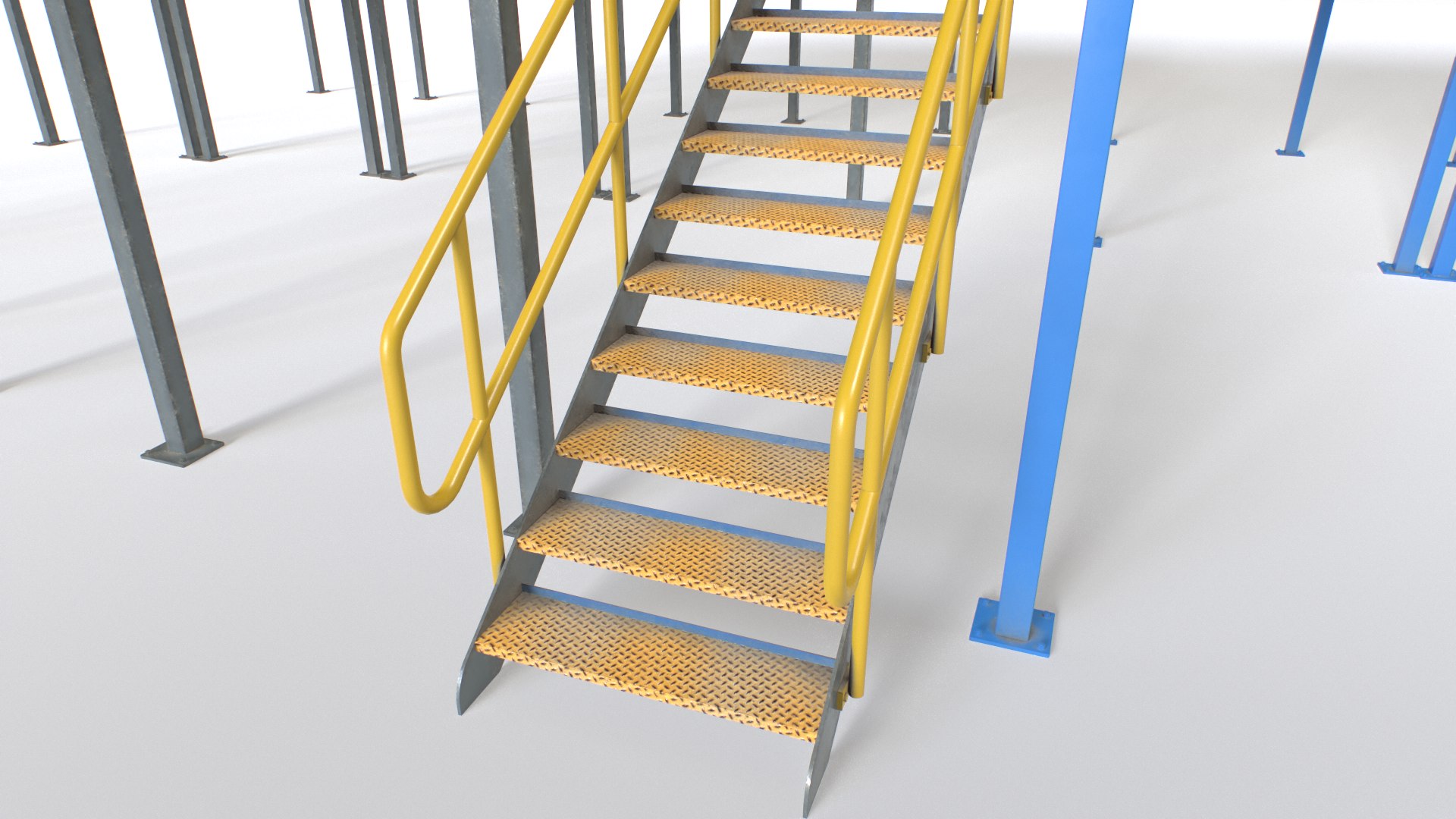 3D Industrial Platform Modular - TurboSquid 2037352
