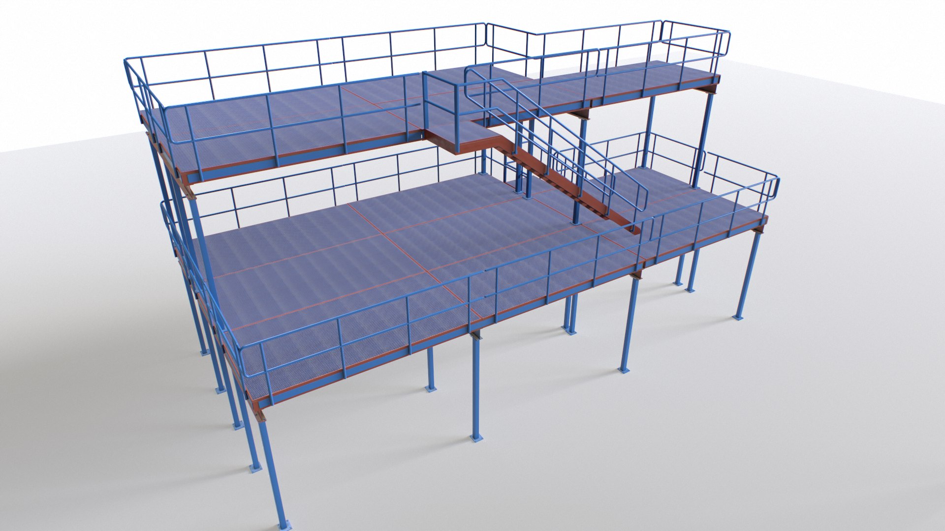 3D Industrial Platform Modular - TurboSquid 2037352