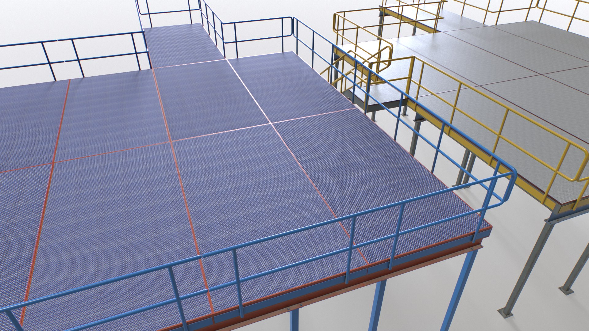 3D Industrial Platform Modular - TurboSquid 2037352