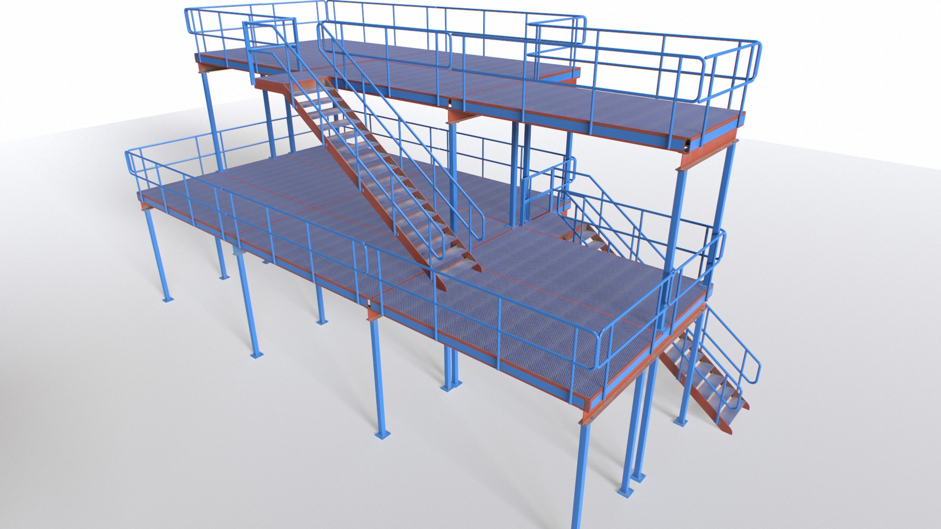 3D Industrial Platform Modular - TurboSquid 2037352