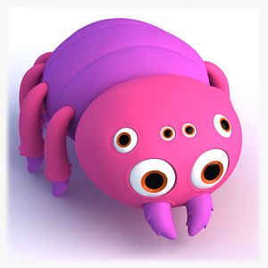 3D Cartoon Spider