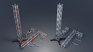 Trusses Clean and Rusty 4K and 2K