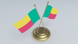 Flag of Benin 3D Model