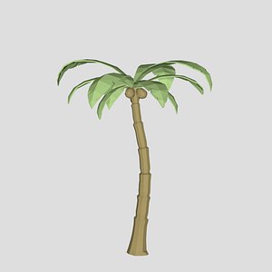 3D coconut tree model