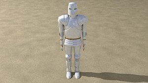 knight rigged 3d model