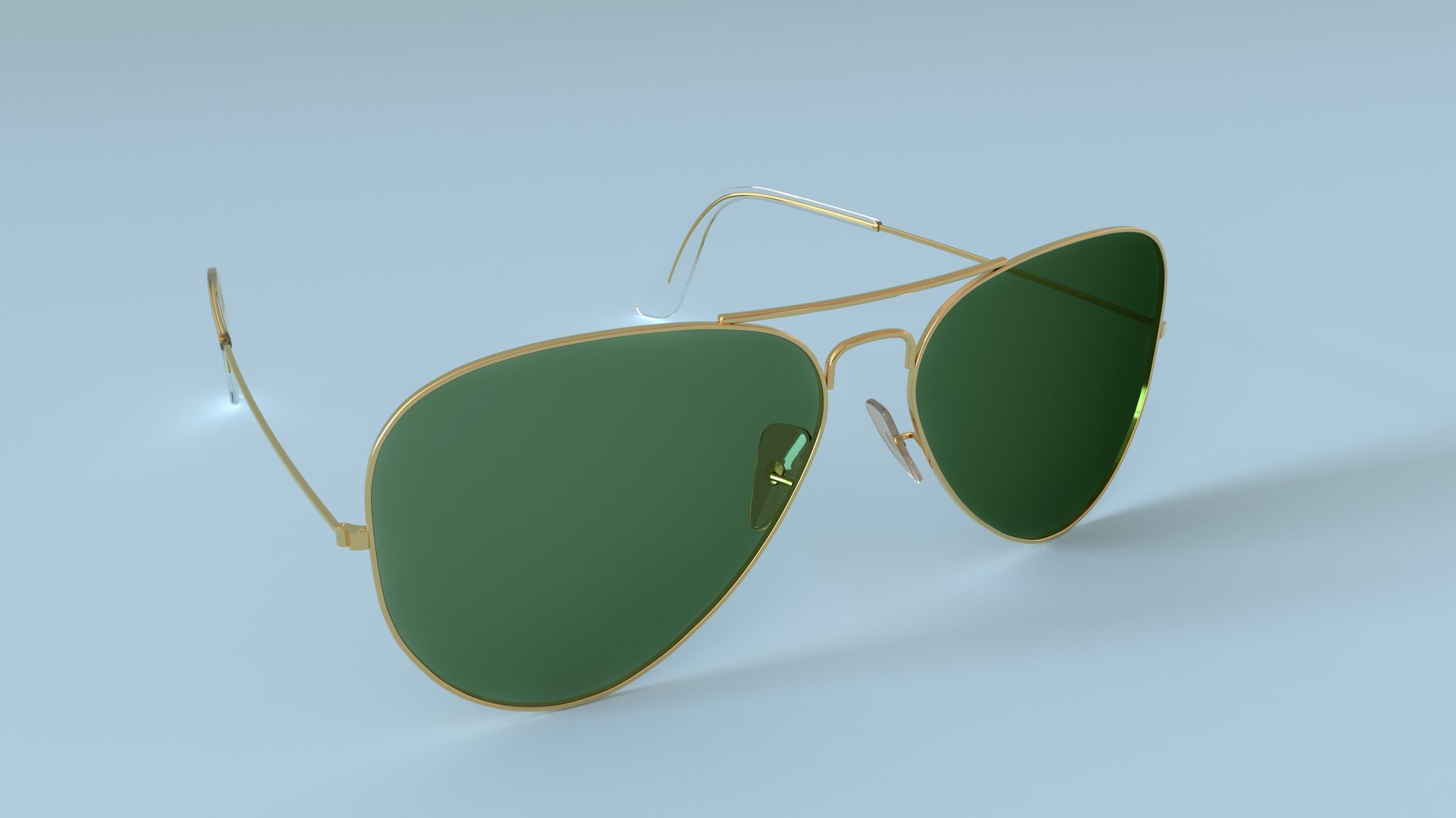 3D Sunglasses Aviator Classic 3D Model TurboSquid 1764762