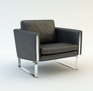 leather chair 3d model