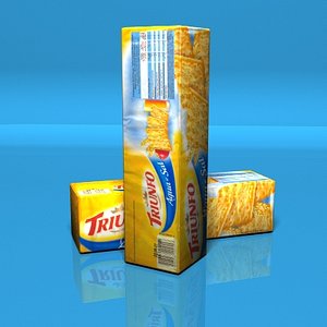 3d model cookies biscuit
