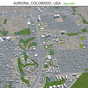 Aurora Colorado USA 3D model