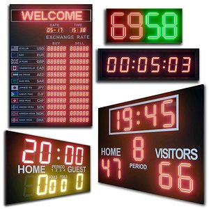 LED display modules. Set 01