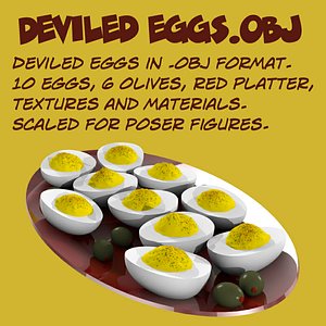 Deviled eggs.obj