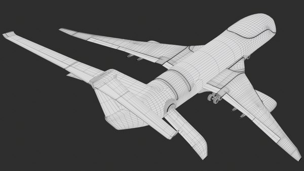 3D model sci-fi futuristic airliner - TurboSquid 1679558