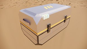 Sci-fi Chest Medium 002