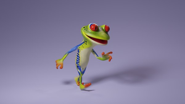 modelo 3d Rana Toon Humanoide - TurboSquid 1774538