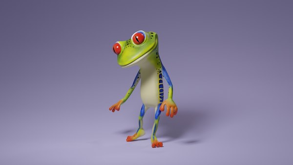 modelo 3d Rana Toon Humanoide - TurboSquid 1774538