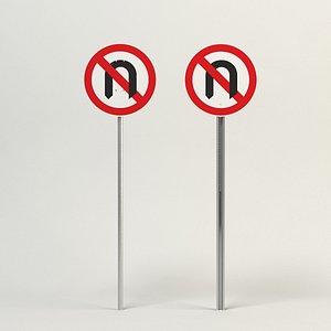 u-turn 3d model