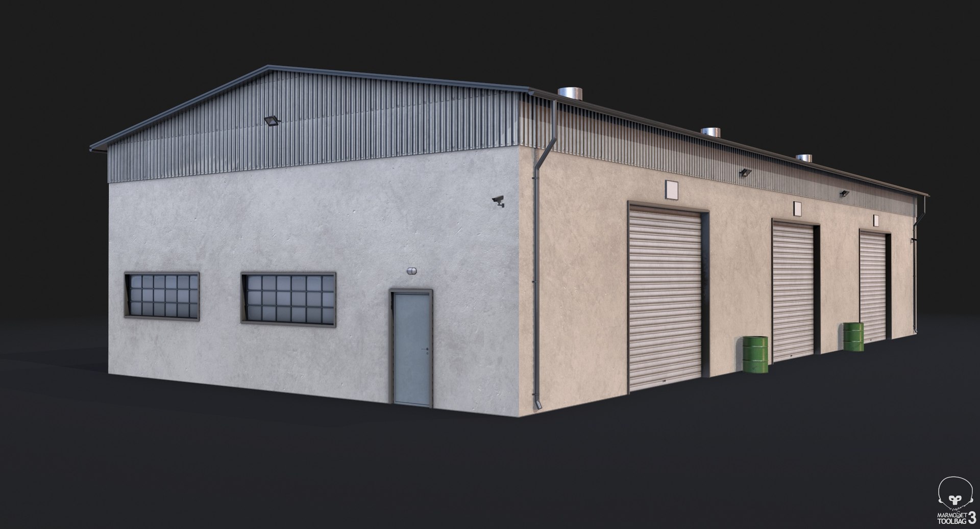 3D model Industrial Building 9 https://p.turbosquid.com/ts-thumb/g8/VHFjEp/P3/screenshot002/jpg/1699175000/1920x1080/fit_q87/381ab384c44ddd9ac1b56454ccf39a49c1a1d5c3/screenshot002.jpg