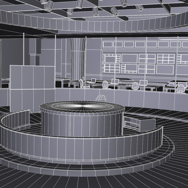 max virtual set news studio