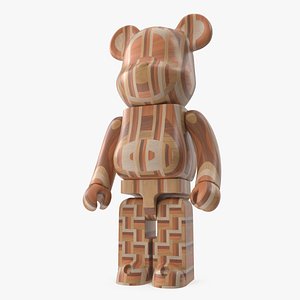 3D Bearbrick Karimoku Parquet 2nd model