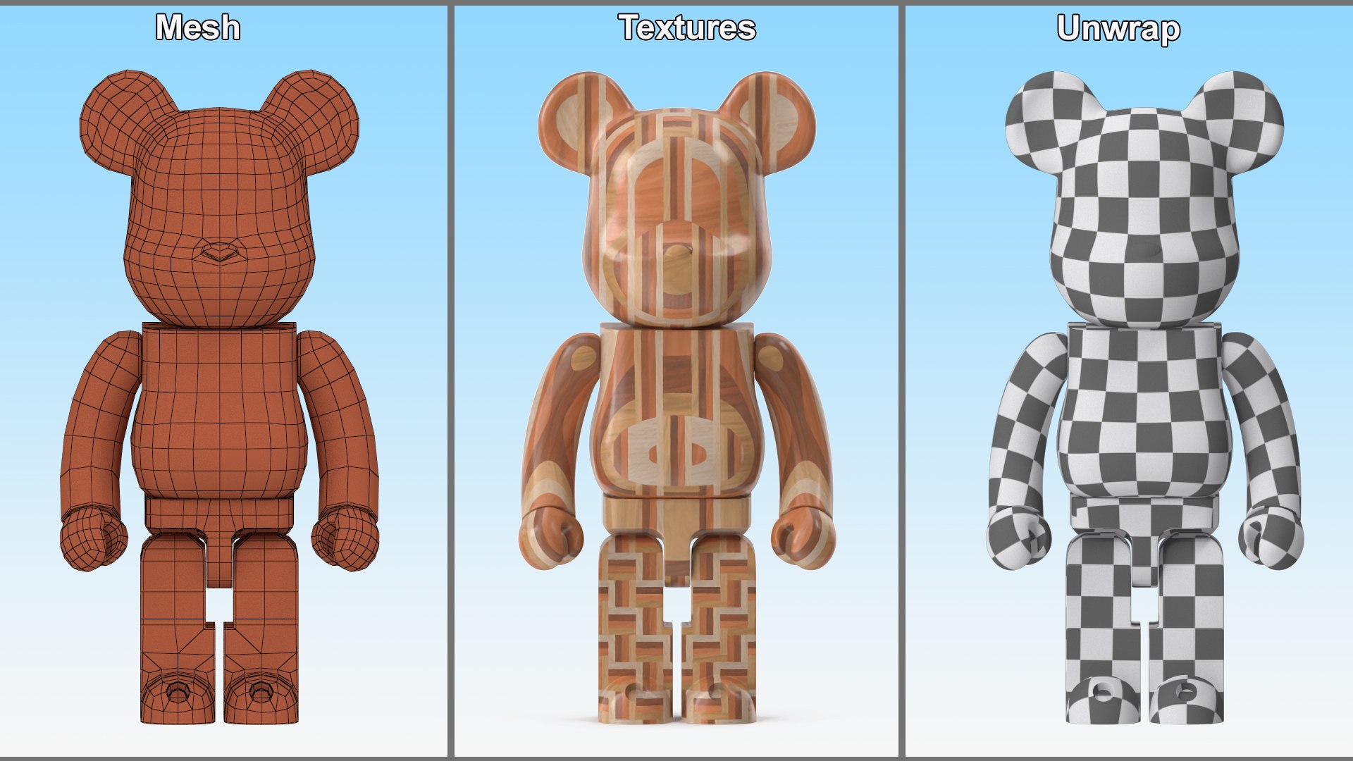 3D Bearbrick Karimoku Parquet 2nd model https://p.turbosquid.com/ts-thumb/g8/Zp4ULW/tP/bearbrickkarimokuparquet2ndvray3dmodel011/jpg/1724905105/1920x1080/fit_q87/c20f25a2124a75feb25ca91ce17a22d7d528cb70/bearbrickkarimokuparquet2ndvray3dmodel011.jpg