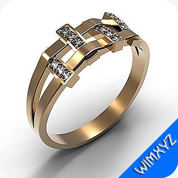 3d model ring jewelry gem