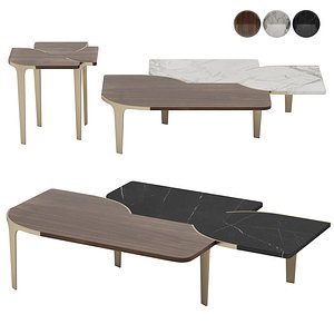3D Turri SOUL Coffee Tables model