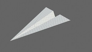 paper airplane 3D