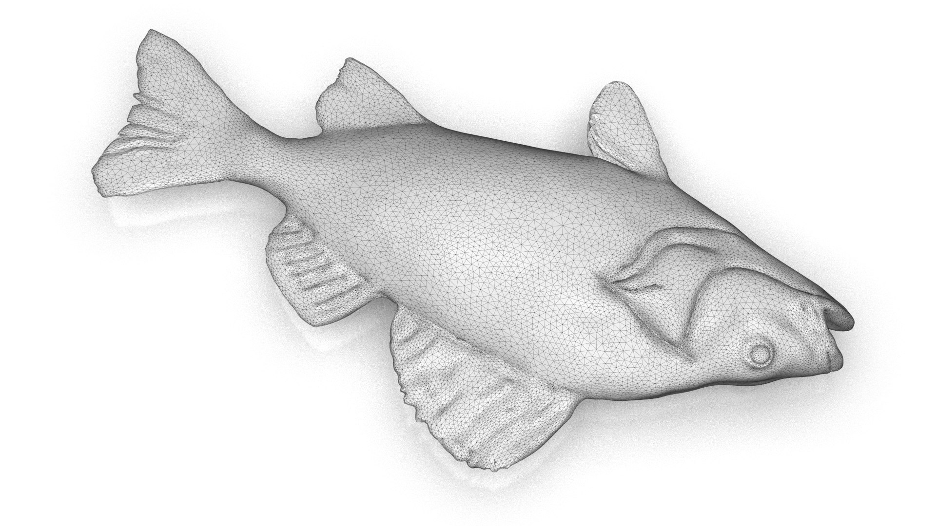 3D relief art fish - TurboSquid 1686082