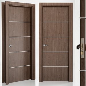 Gray Oak Belldinni Modern Interior Door model