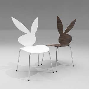 3d playboy bunny chair designer