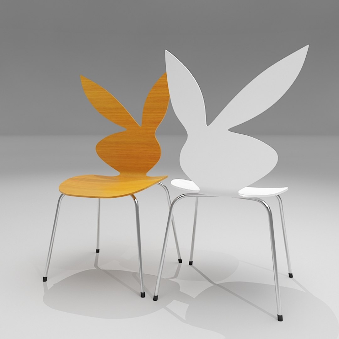 3d Playboy Bunny Chair Designer