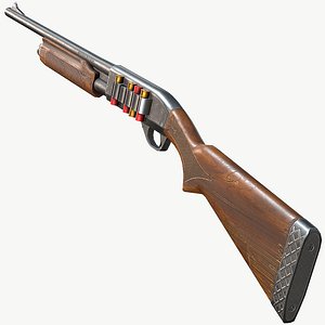 3D remington 870 model