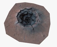 Cartoon crater