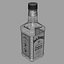 3d obj jack daniels bottle