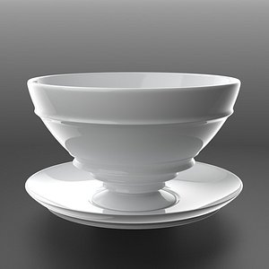 cup saucer 3d max