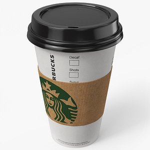 Starbucks Paper Coffee Cup With Holder