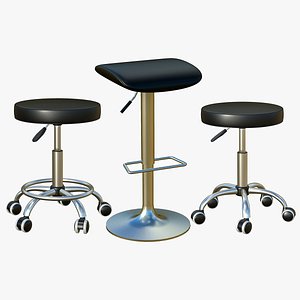 Bar Stool Chair V73 3D model